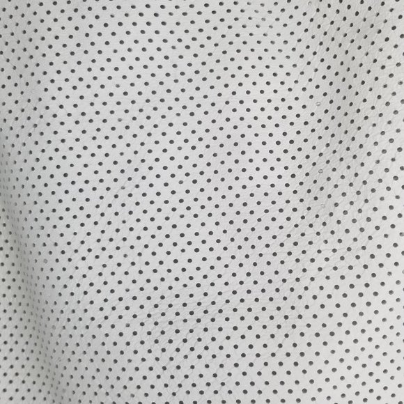 Gestuz White Mini Moto Leather Skirt with Rose Gold Hardware Size 36 or US 4 - Picture 8 of 11